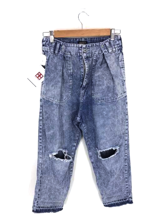 DOUBLE NAME（ダブルネーム） リメイクテーパードデニムパンツ レディース パンツ