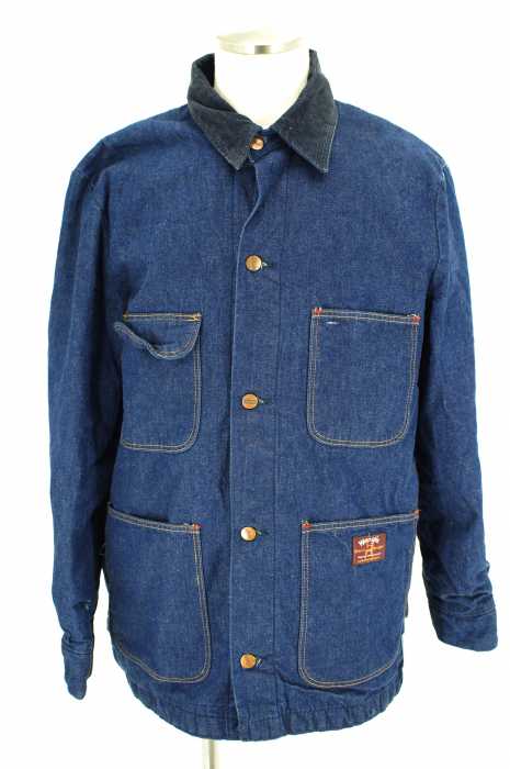 Wrangler （ラングラー） USA製ブランケット付きデニムカバーオールジャケット メンズ アウター