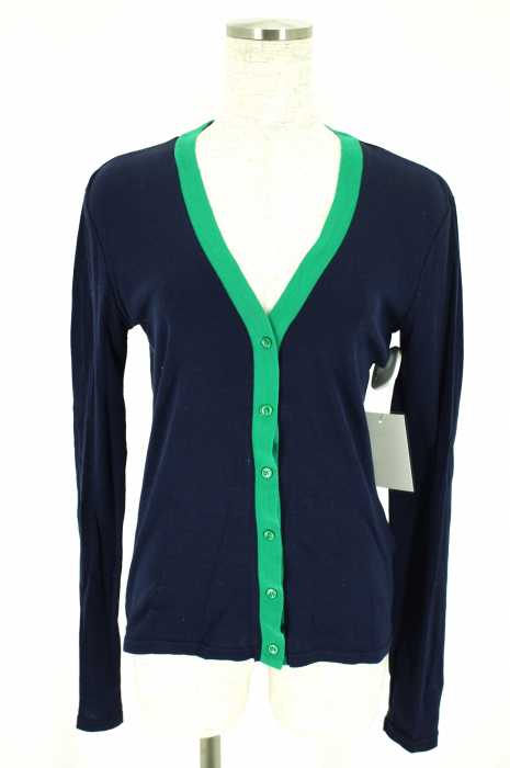 RALPH LAUREN （ラルフローレン） バイカラーコットンカーディガン レディース トップス