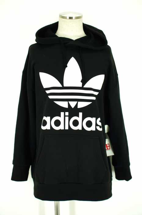 adidas Originals （アディダスオリジナルス） TREFOIL OVERSIZED HOODIE　フロントプリントフーディーパーカー メンズ トップス