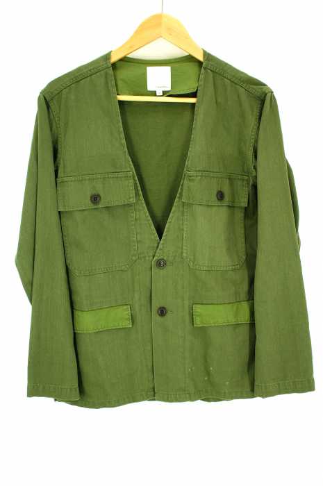 TODAYFUL(トゥデイフル) Collarless Military JK 加工 レディース アウター