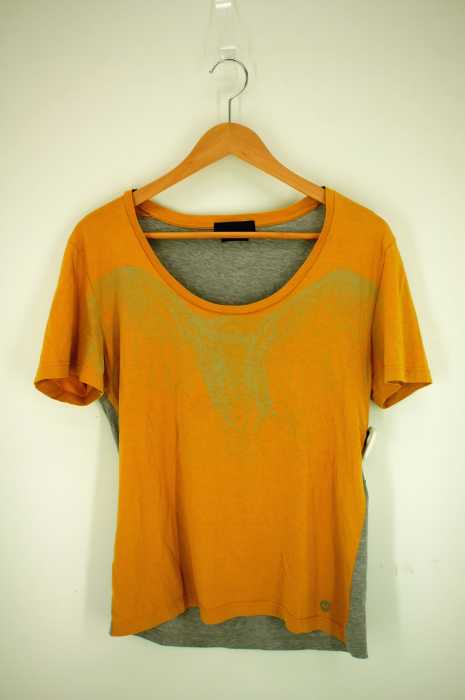 Alexander McQueen(アレキサンダーマックイーン) 切替プリントTシャツ メンズ トップス