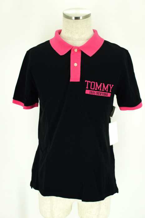 TOMMY(トミー) バイカラープリントポロシャツ メンズ トップス