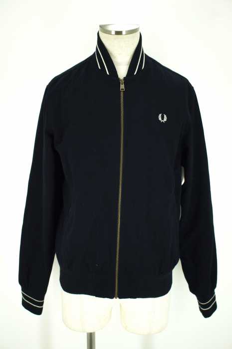 FRED PERRY （フレッドペリー） コットン ジップアップブルゾン ボンバージャケット メンズ アウター