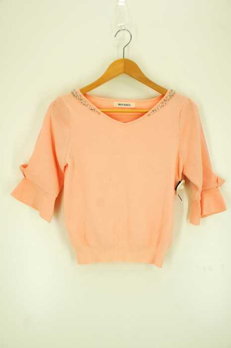 MISCH MASCH（ミッシュマッシュ） 袖リボンニットカットソー レディース トップス