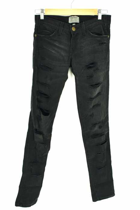 CURRENT/ELLIOT (カレントエリオット) クラッシュスキニーデニムパンツ レディース パンツ