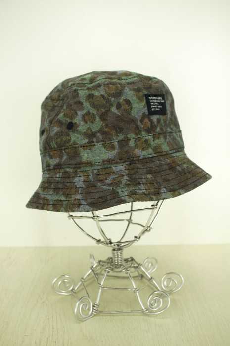 STUSSY (ステューシー) 総柄 バケットハット メンズ 帽子