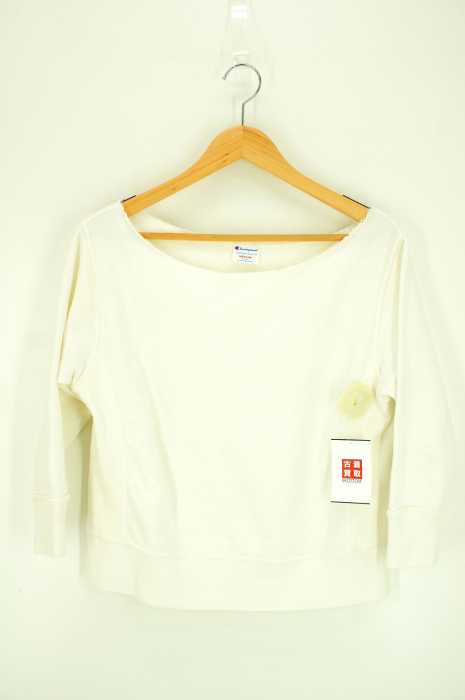 URBAN RESEARCH ×Champion（アーバンリサーチ チャンピオン） 別注オフショルダーカットオフスエット レディース トップス