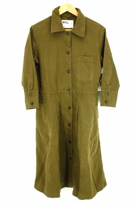 Mhl エムエイチエル Faded Cotton Canvas ワンピース レディース ワンピース ブランド古着買取販売バズストア