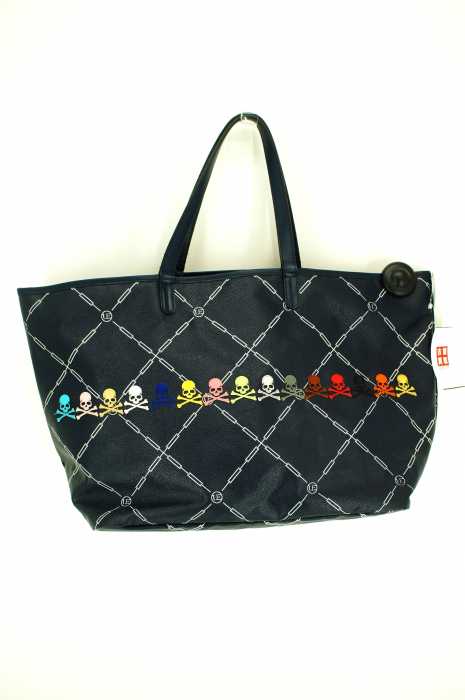 mastermind JAPAN × uniform experiment（マスターマインド ユニフォームエクスペリメント） SKULL PVC TOTE BAG　リバーシブル メンズ バッグ