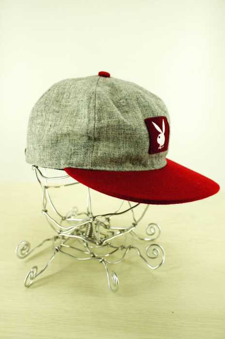 Good Worth & Co × PLAYBOY × EBBETS FIELD(グッドワース プレイボーイ エベッツフィールド) 6パネル ワッペン USA製 メンズ 帽子