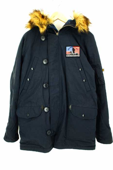 ALPHA INDUSTRIES （アルファインダストリーズ） N-3B　モッズコート　中綿ジャケット メンズ アウター