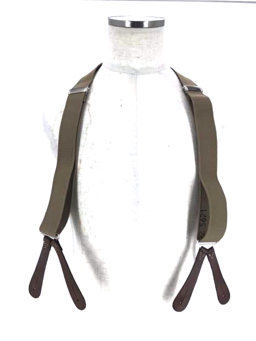 YMCL KY(ワイエムシーエルケーワイ) イギリス軍 RAF ラバー本革サスペンダー RAF Royal Air Force 復刻 メンズ ファッション雑貨