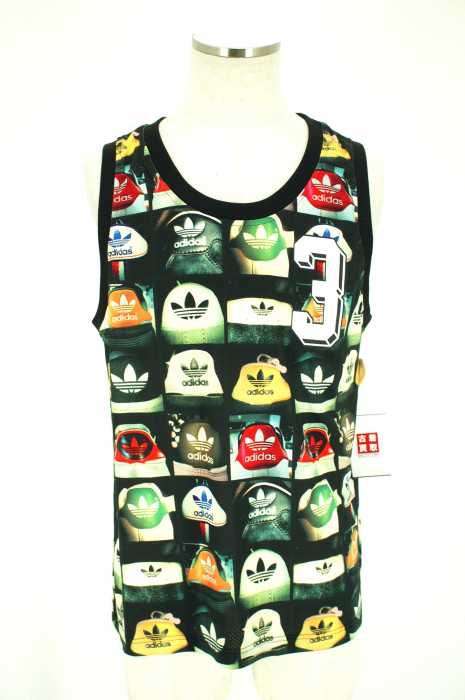 adidas Originals （アディダスオリジナルス） メッシュタンクトップ　AOP HEEL TANK メンズ トップス