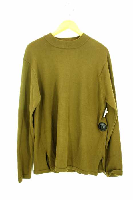 bukht(ブフト) WIDE NECK PLAIN KNIT メンズ トップス