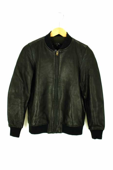 A.P.C. （アーペーセー） ジップアップレザージャケット メンズ アウター
