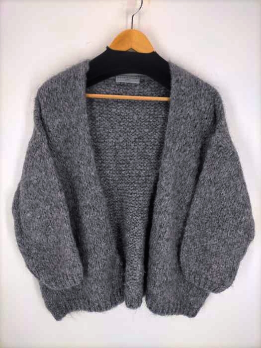 TRICOTS JEAN MARC（トリコジャンマルク） モヘヤ混 ニットカーディガン レディース トップス