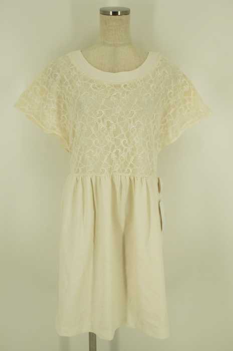 UNITED ARROWS green label relaxing （ユナイテッドアローズグリーンレーベルリラクシング） 花柄レース切替ワンピース レディース ワンピース