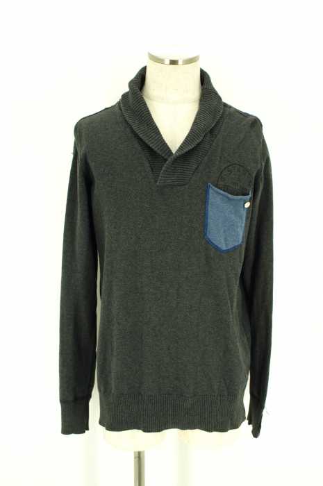 G-STAR RAW （ジースターロー） 胸ポッケトリブ襟トップス メンズ トップス