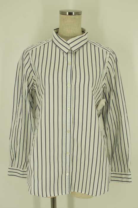UNITED ARROWS green label relaxing （ユナイテッドアローズグリーンレーベルリラクシング） ストライプ柄ボタンシャツ レディース トップス
