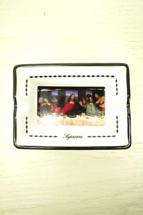 Supreme（シュプリーム） Last Supper Ceramic Ashtray Blac 最後の晩餐 メンズ ファッション雑貨