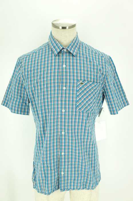 Lacoste LVE （ラコステライブ） チェック柄ボタンシャツ メンズ トップス