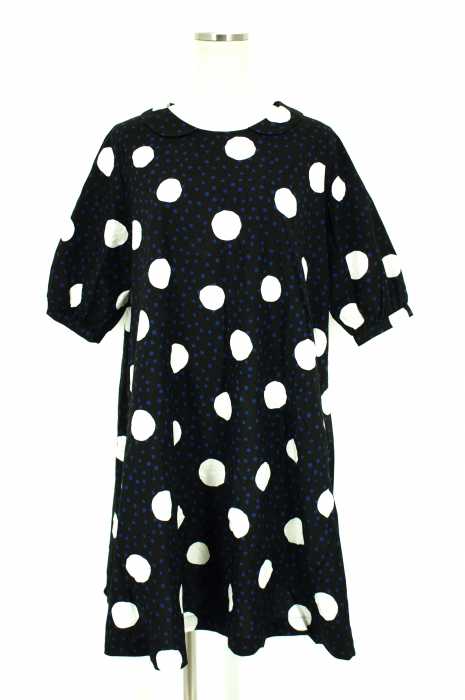 Bulle De Savon ビュルデサボン ドット柄ラウンドカラーワンピース レディース ワンピース ブランド古着買取販売バズストア