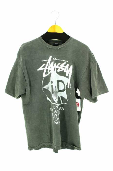 STUSSY × i-D（ステューシー アイディー） i-D INTL Pigment Dyed Tee メンズ トップス