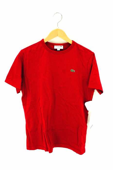 LACOSTE (ラコステ) ワンポイント刺繍入りクルーネックカットソー メンズ トップス