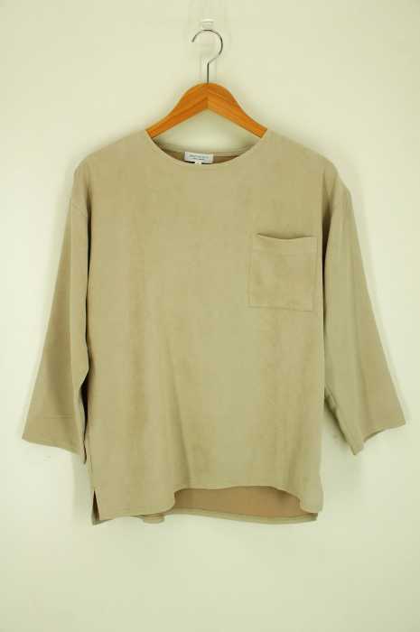 BEAUTY & YOUTH UNITED ARROWS  （ビューティーアンドユースユナイテッドアローズ） スエードタッチ ワイド クウォータースリーブ カットソー メンズ トップス