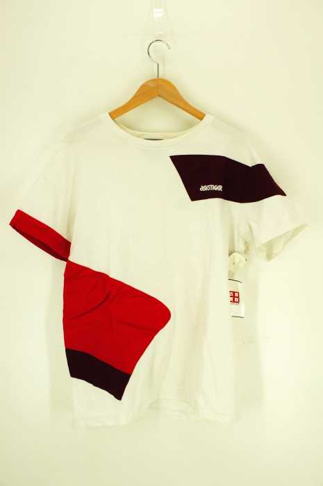 asics Tiger （アシックスタイガー） CB SS Tee-Bold (アシックスタイガー CB SS Tシャツ ボルド) CREAM 18fw メンズ トップス
