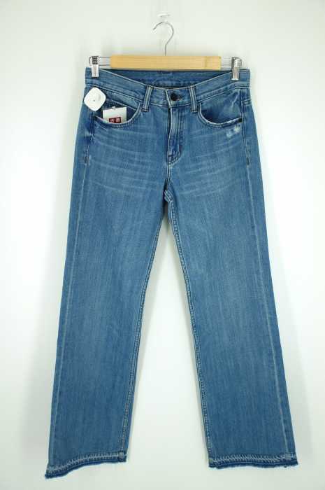 HELMUT LANG (ヘルムートラング) カットオフデニムパンツ レディース パンツ