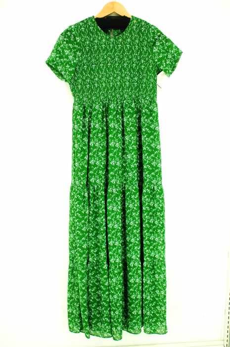 ZARA（ザラ） 小花柄マキシシフォンワンピース レディース ワンピース