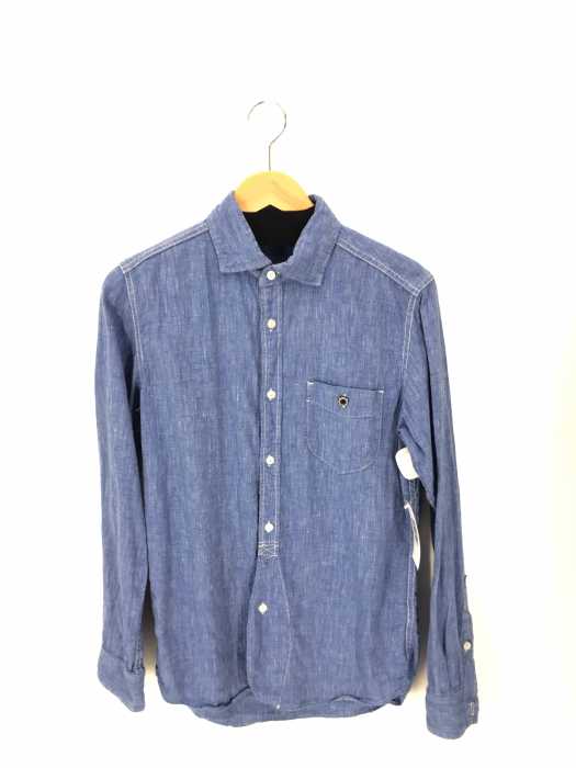 BARNS OUT FITTERS（バーンズ アウト フィッターズ） 80/20 リネンボタンシャツ メンズ トップス