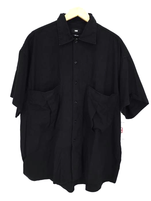HARE（ハレ） ナイロン混ビッグワークシャツ メンズ トップス