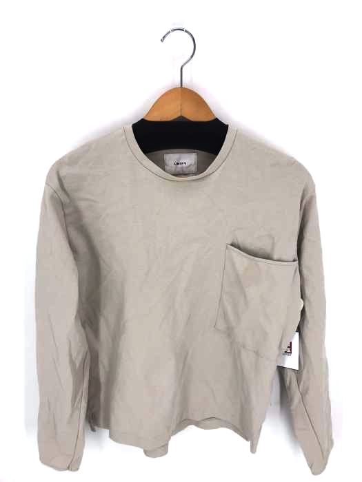 UNIFY（ユニファイ） Sleeve Tac Pullover ロンT　20aw レディース トップス