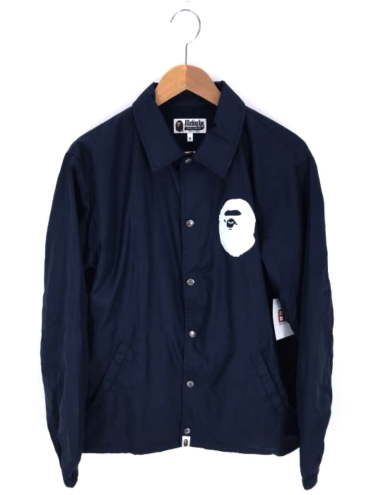 A BATHING APE（アベイシングエイプ） 胸ロゴプリントコーチジャケット メンズ アウター