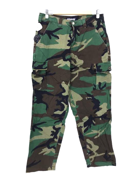 Stussy（ステューシー） USA製 カモフラージュカーゴパンツ 紺タグ 90S メンズ パンツ