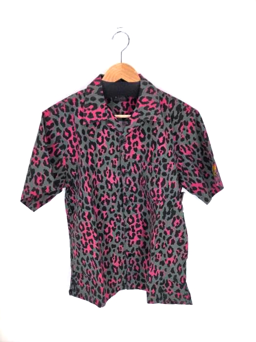 HYSTERIC GLAMOUR（ヒステリックグラマー） TWO TONE PANTHER総柄 半袖オープンカラーSH メンズ トップス