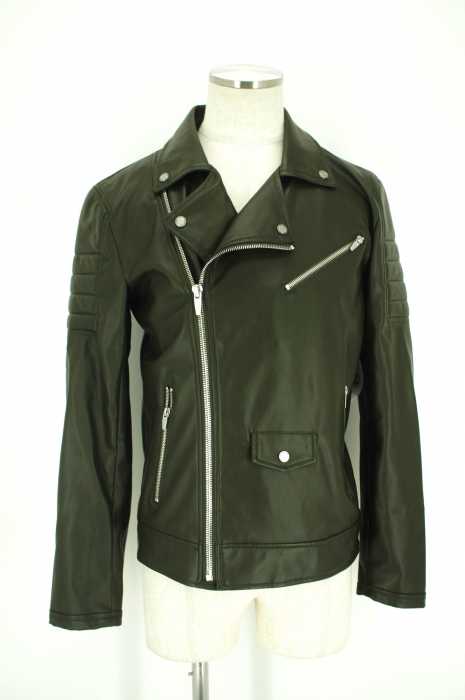 Zara Man ザラマン フェイクレザーライダースジャケット メンズ アウター ブランド古着買取販売バズストア