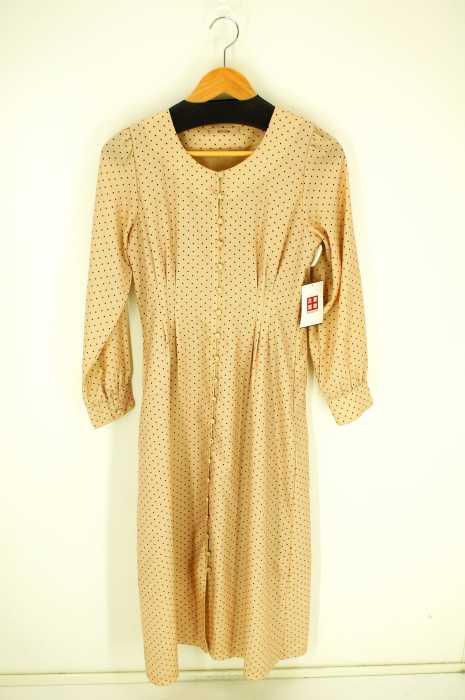 NICE CLAUP（ナイスクラップ） ドット柄シャツワンピース レディース ワンピース