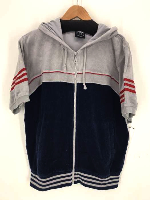 adidas（アディダス） 半袖ジップアップパーカー メンズ トップス