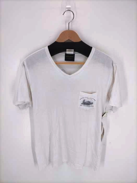 BY GLADHAND（バイグラッドハンド） POSTAL OCEAN V NECK T-SHIRTS ポスタルオーシャン VネックTシャツ メンズ トップス