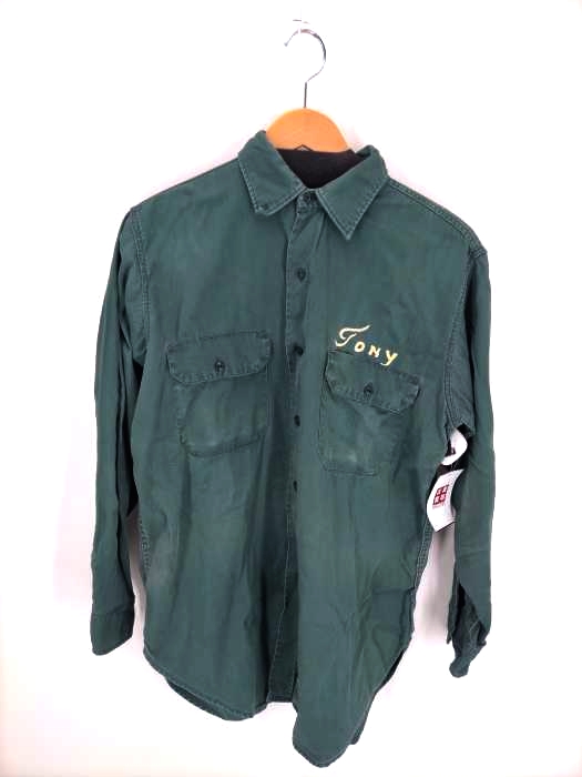 USED古着（ユーズドフルギ） STUR-DEE 50-60S ワークシャツ メンズ トップス