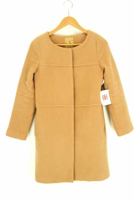 NATURAL BEAUTY BASIC (ナチュラルビューティーベーシック) ウールノーカラーコート レディース アウター