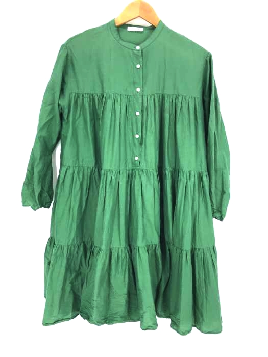 Fray I D フレイアイディー ワッシャーティアードワンピース 18ss レディース ワンピース ブランド古着買取販売バズストア Fray I D フレイアイディー ワッシャーティアードワンピース 18ss レディース ワンピース ブランド古着買取販売バズストア