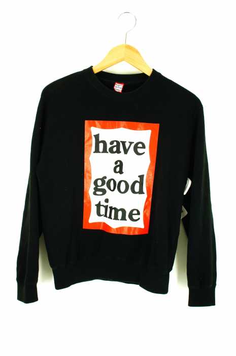 HAVE A GOOD TIME（ハブアグッドタイム） ロゴプリントスウェット メンズ トップス
