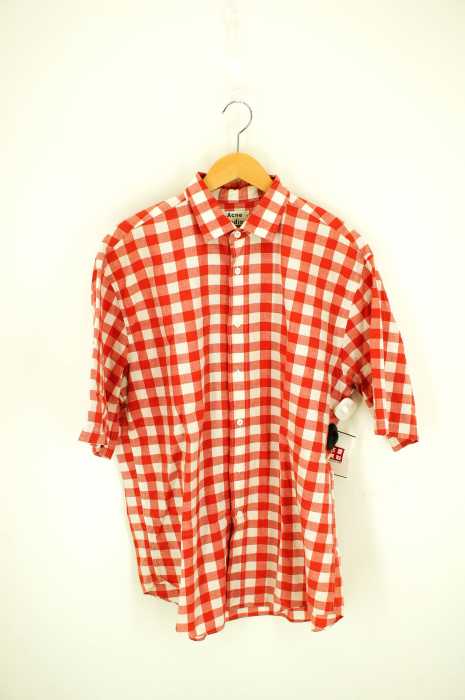 Acne（アクネ） alkany soft Pss18　ギンガムチェック メンズ トップス