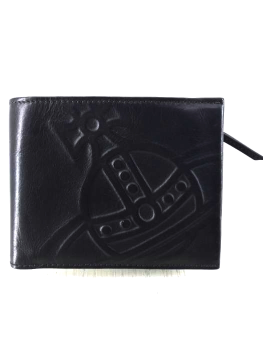 Vivienne Westwood(ヴィヴィアンウエストウッド) オーブ型押し 二つ折り財布 メンズ 財布・ケース