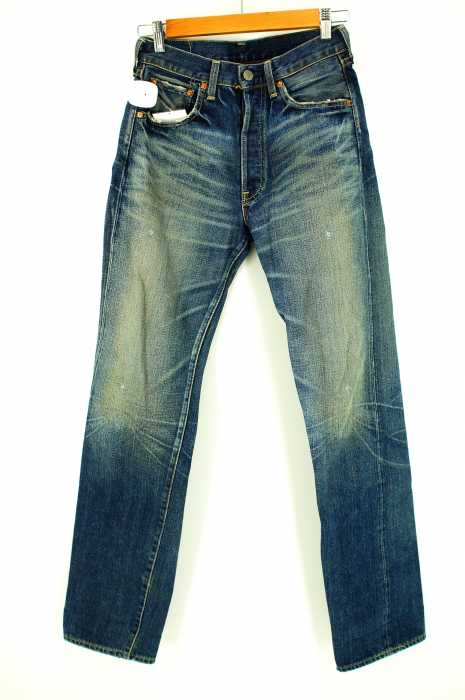 Levis VintageClothing (リーバイス) 66501 復刻 ビッグE 赤耳 ストレートデニムパンツ メンズ パンツ